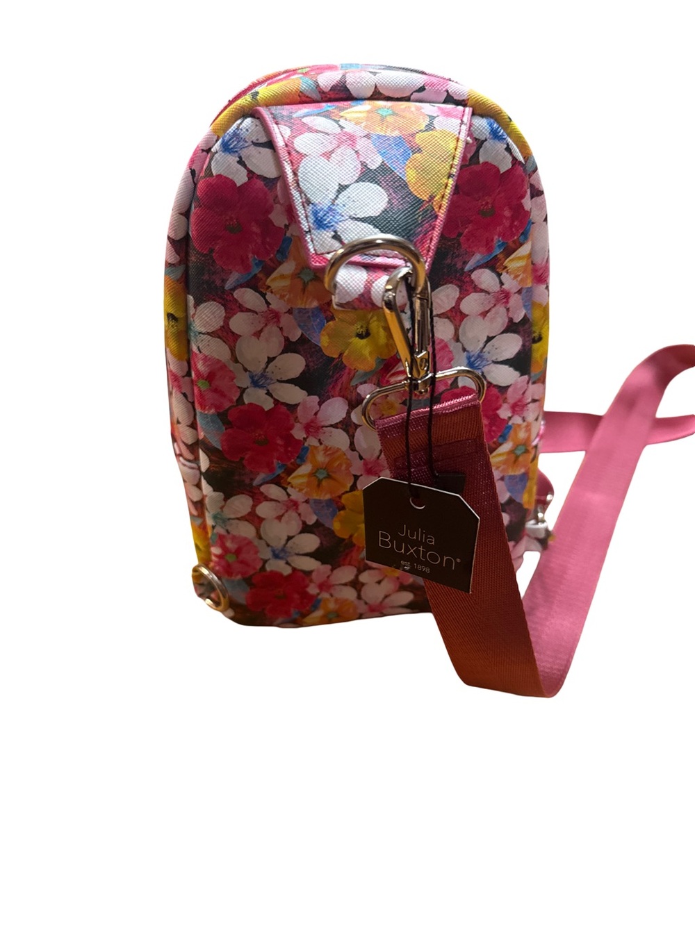 Julia Buxton Floral Printed Vegan Leather Sling Bag - Picture 4 of 5